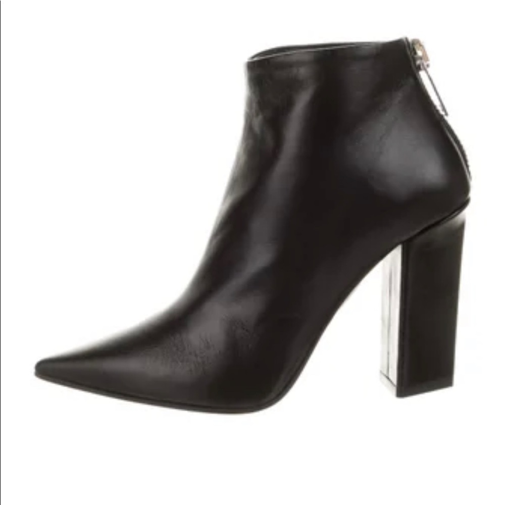 Tamara Mellon “Moto” black ankle bootie
